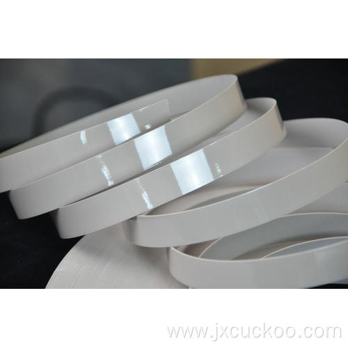 Grey colour high gloss pvc edge banding tape